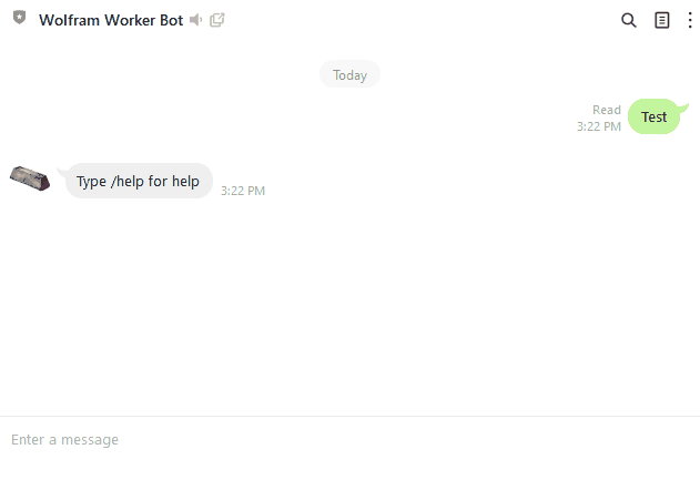 Math Nerd Bot in action